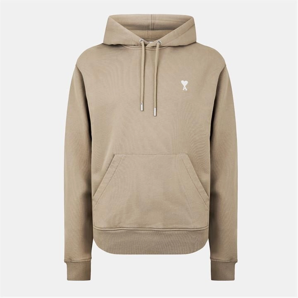 AMI Paris Ami De Coeur Hoodie - Beige